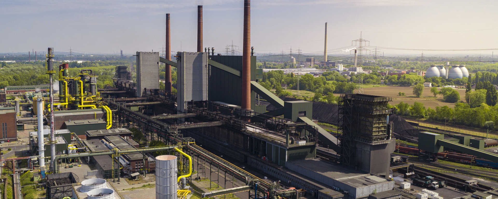 Kokerei Bottrop Luftbildaufnahme